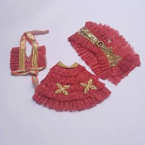 DAU JI durga mata poshak, deity dress, poshak, mata rani poshak, durga mata  rani poshak 12 inch Dress Price in India - Buy DAU JI durga mata poshak,  deity dress, poshak, mata rani poshak, durga mata rani poshak 12 inch Dress  online at Flipkart.com
