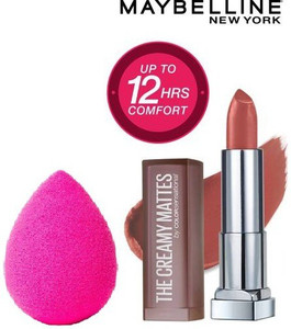 Maybelline New York Color Sensational Creamy Matte Lipstick Nude Nuance With Beauty
