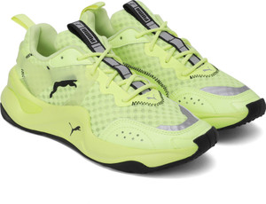 rise neon women's trainers