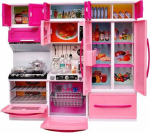 KENZAI Modern Kitchen Toy Set, Battery Operated Play Set - Modern