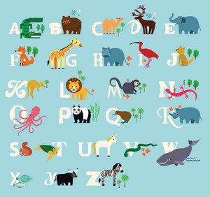 KD animal english alphabets Sticker Poster|Kids learnig poster|Alphabets and Numbers posters| Paper Print - Educational posters in India - Buy art, film, design, movie, music, nature and educational paintings/wallpapers at KD animal english alphabets Sticker Poster|Kids learnig poster|Alphabets and Numbers posters| Paper Print - Educational posters in India - Buy art, film, design, movie, music, nature and educational paintings/wallpapers at