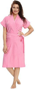 RADHEY ART Light Pink Free Size Bath Robe - Buy RADHEY ART Light Pink ...