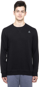 REEBOK Full Sleeve Solid Men Sweatshirt Buy REEBOK Full Sleeve