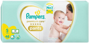 Pampers PREMIUM CARE BABY PANTS SIZE SMALL 46 PCS PACK S Buy
