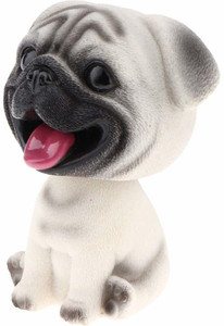 Wackelnder Holzmann Fürs Auto - Lustige Bobblehead Figur Mit Magnetischen Gesichtern Zum Wechseln