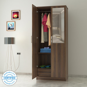 Wooden wardrobe shop flipkart