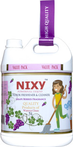 nixy concentrated floor cleaner liquid disinfectant 5 Litre grape berry - refill grape berry ...