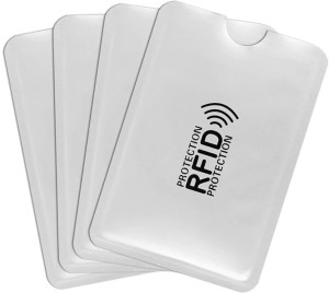 I3C Anti Theft RFID Blocking Credit Card Sleeves Holder Protector Passport Holder Protector Sleeves 10 RFID Credit Card Sleeves 2 RFID Passport Sleeves Double Green Sets Credit Card Sleeves 