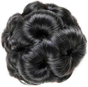 A H S Women's plain panja Juda Bun with Artificial Synthetic -Black Hair  Extension Price in India - Buy A H S Women's plain panja Juda Bun with Artificial  Synthetic -Black Hair