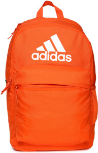 orange adidas backpack