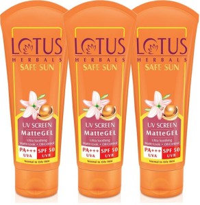 lotus gel sunscreen