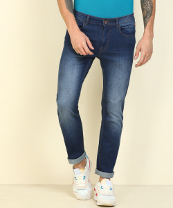 FLYING MACHINE Slim Men Blue Jeans 