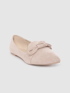 Allen Solly Women Nude Coloured Solid Ballerinas Bellies For Women