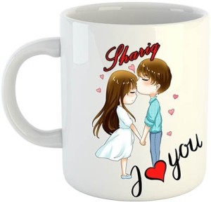 Nakshasutra Shariq I Love You 02 Ceramic Coffee Mug Price in India - Buy  Nakshasutra Shariq I Love You 02 Ceramic Coffee Mug online at 
