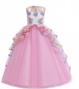 Girls Maxi/Full Length Party Dress 