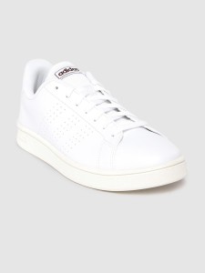 Arte Ventana mundial Método ADIDAS Men White Perforated Advantage Base Leather Sneakers Sneakers For  Men - Buy ADIDAS Men White Perforated Advantage Base Leather Sneakers  Sneakers For Men Online at Best Price - Shop Online for