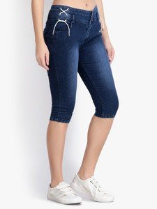Perfect Outlet Women Denim Capri - Buy 