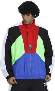 puma full sleeve colorblock men jacket