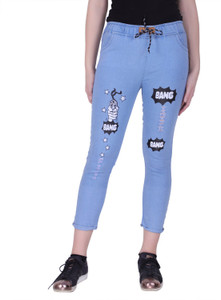 Fatima Slim Women Light Blue Jeans 