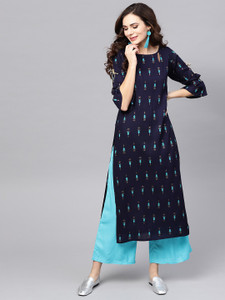 LIBAS Women Printed Straight Kurta