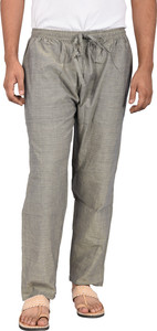 Relaxed Men \u0026 Women Grey Trousers 