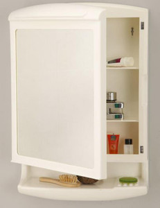 Plastic bathroom cheap cabinet without mirror