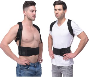 Buy SpiffySky Posture Corrector Shoulder Back Support Belt for Men and  Women (Waist Size:32 to 38 Inch) Online at Low Prices in India 