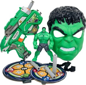 Miniature Mart Action Figure Hulk Avenger Set For Kids With Shooting Gun &  Soft Bullet Toys - Action Figure Hulk Avenger Set For Kids With Shooting  Gun & Soft Bullet Toys .