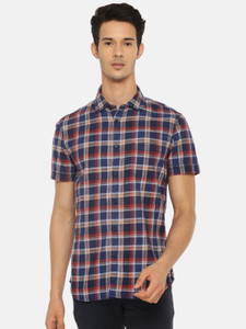 Celio Men Checkered Casual Multicolor 