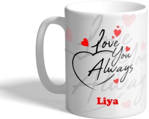 Beautum LOVE YOU ALWAYS Liya (350)ml WHITE MUG Ceramic Coffee Mug Price in  India - Buy Beautum LOVE YOU ALWAYS Liya (350)ml WHITE MUG Ceramic Coffee  Mug online at 