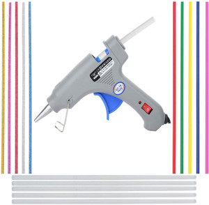 W Wadro Watt Hot Melt Glue Gun Kit With On Off Switch Indicator Pair Of Transparent