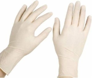 latex medical examination disposable hand gloves