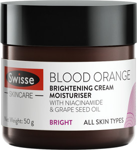 Swisse Blood Orange Brightening Cream Moisturiser For Uneven Skin Tones Dull Skin Price In India Buy Swisse Blood Orange Brightening Cream Moisturiser For Uneven Skin Tones Dull Skin Online In India Reviews Ratings Features Flipkart Com