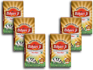 Bihari ji Desi Ghee 500 ml pack of -6 Ghee Tetrapack Price in India
