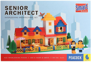SMART Seniour Architect  House Building  Block Set -610 Pcs