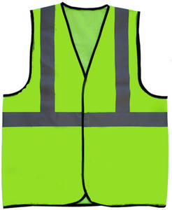 Klen Neon Green Color Reflective Vest 