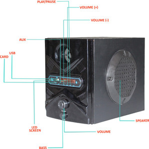 Buy AKSHAT 4.1 woofer and Multimedia 