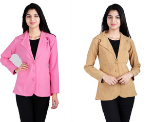 Single Breasted Casual Women Blazer 