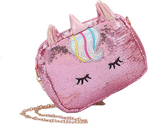 Glitter pink cheap bag