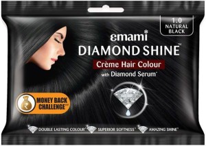 EMAMI Diamond Shine Natural Balck Creme Hair Colour , NATURAL BLACK - Price  in India, Buy EMAMI Diamond Shine Natural Balck Creme Hair Colour , NATURAL  BLACK Online In India, Reviews, Ratings