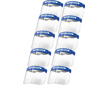 thumbnail interactive-video image 1 of 😷 Kids Safety Face Shield Visor – 6 Pack – Reusable, Adjustable, Anti-Fog – LA Clothing 1 of 5