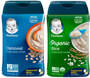 Organic store rice cereal