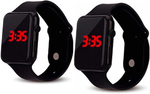 digital watch black colour