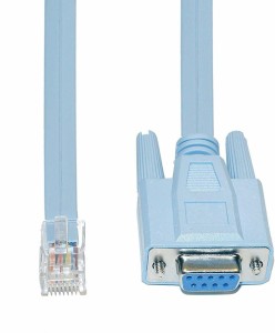 Rollover Console Cable 6 ft for Cisco RJ45 Male to DB9 Female 72-3383-01