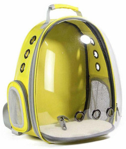 Yellow cat backpack clearance