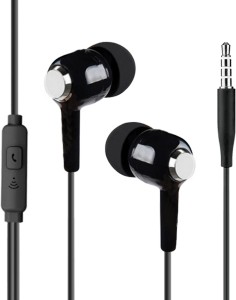 Meyaar Beex Metal In- Ear Earphones Boom Bass Earbuds With Mic Wired ...