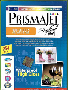 Flipkart.com | NOVA Prismajet Waterproof Glossy Unruled 4 X 6 Inches 254 gsm Inkjet Paper ...