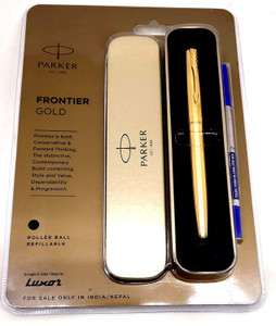 PARKER Frontier Stainless Steel Gold Trim Fountain Pen - Buy PARKER ...