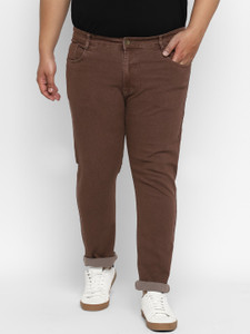 Urbano Plus Regular Men Brown Jeans 