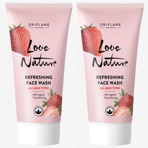 Oriflame Sweden Love Nature Refreshing With Organic Strawberry Pack Of